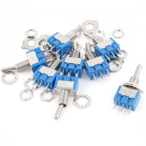 8 x 3Pin SPDT 2-Position ON-OFF Toggle Switch AC 125V/6A