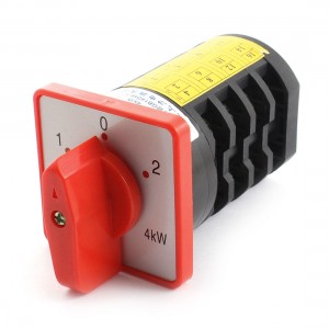 AC 380V 20A Electric 16 Terminals 3 Positions Rotary Cam Combination Switch