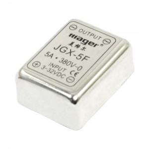JGX-5F DC 3-32V to AC 380V 5A Rectangle Single Phase Solid State Relay