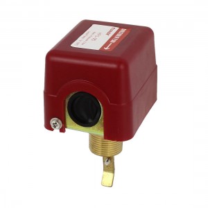 Thread Connecting Water Flow Paddle Control Switch SPDT Red AC 220V 15A