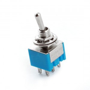 AC 125V 6A DPDT 6 Pin ON/OFF/ON 3 Position Latching Control Toggle Switch