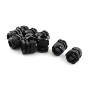 10Pcs Strain Relief Fixing Gland Connector PG25 for 16-21mm Dia Cable Wire
