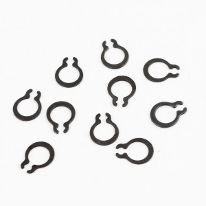 10 Pcs 0.45mm Thickness Tapered Section External Snap Retaining Rings