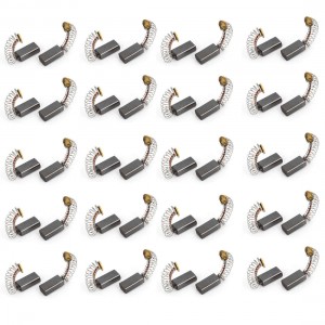 20 Pairs 12 x 6 x 4mm Carbon Brushes for Generic Electric Motor