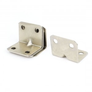 5 Pcs Replacement 90 Degree Angle Corner Bracket Silver Tone 25mmx25mm