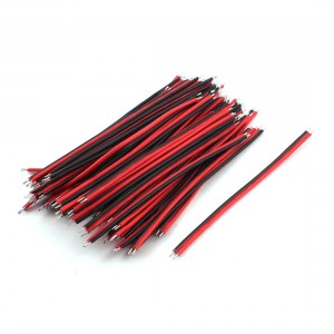 80 Pairs 10cm Dual Ends Tin Plated Jumper Wire Breadboard Testing Cable