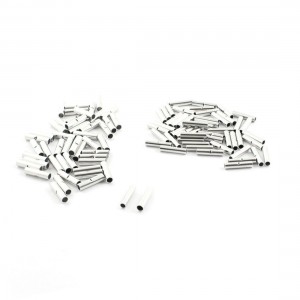 100Pcs BN1 + BN2 Non-insulated Butt Connectors Wire Cable Adapters