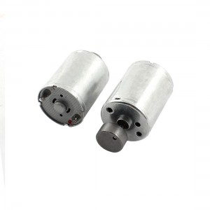 2 Pcs DC 6V 22500RPM Cylindrical Metal Vibration Motor for Electric Shaver