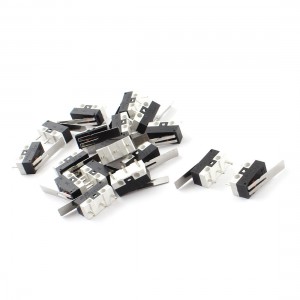 20Pcs AC 125V 2A SPDT 1NO 1NC 3-Pin Momentary Plastic Micro Limit Switch
