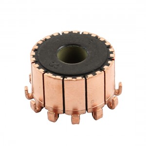 8mm x 27mm x 15mm 12 Teeth Copper Bar Motor Armature Commutator