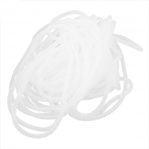 Polyethylene White Spiral Wrapping Band 6mm Wire Manager 20m