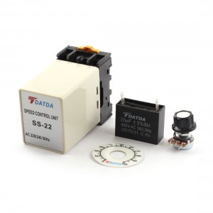 AC 220V/240V 50Hz Electric Motor Speed Controller w 20K Ohm Potentiometer