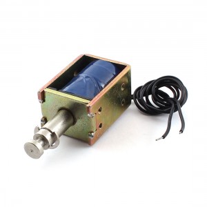 DC 24V 10mm 500g Pull Type Linear Motion Solenoid Electromagnet