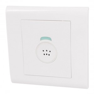 Sound Sensor Control Wall Mount Switch White AC 250V 200W