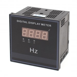 AC220V 16 Screw Terminals Square Panel 4 Bit Red LED Digit Display Meter