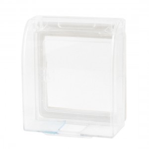 Wall Panel Splash Proof Box Holder Case for 72x70mm Switch Socket Panel
