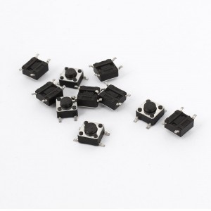 10pcs SMD SMT Momentary Mini Tact Tactile Push Button Switch Black 6x6x4.3mm