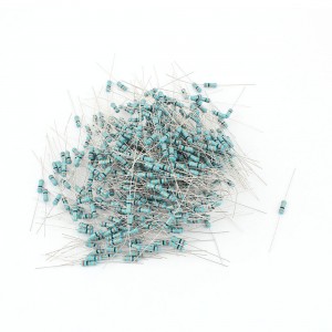 500pcs 1 2W 5 3 Ohm 4 Band Axial Lead Flameproof Metal Film Resistor