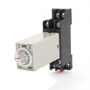 AC 110V H3Y-2 Power On Time Delay Relay Solid State Timer 0-60S DPDT w Socket