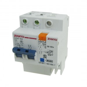 NO/OFF Switch Double Poles 400V Earth Leakage Circuit Breaker