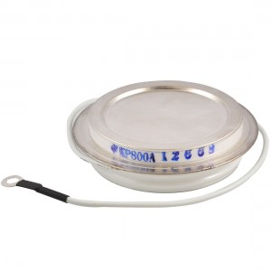 1.6KV 800A KP Silver Tone Round Metal Case Disc Type SCR Rectifier