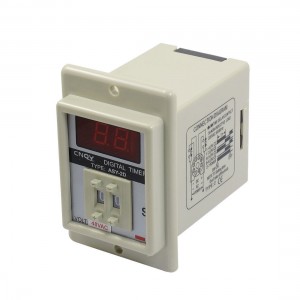 White AC 48V Power on Delay Timer Time Relay 1 99 Second 8 Pins ASY 2D