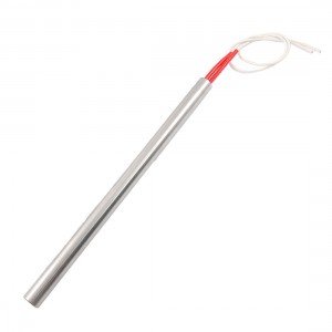 16mm x 250mm Stainless Steel Tube Wired Single End Cartridge Heater AC 110V 600W