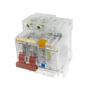 Transparent AC 400V 20A 2 Poles 2P Earth Leakage Circuit Breaker