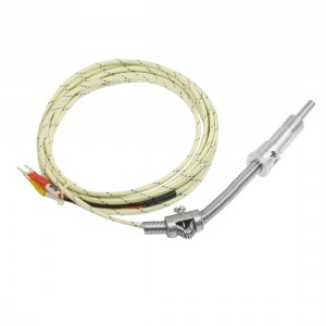 0-600 Celsius Compression Spring Thermocouple Temperature Sensor E Type 3 Meter