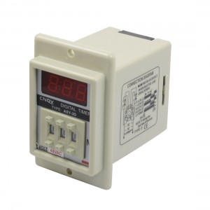 White AC 48V Power on Delay Timer Time Relay 0 1 99 9 Minute 8 Pins ASY 3D