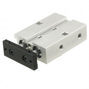 Dual Action 10mm Bore 10mm Stroke Double Rod Pneumatic Air Cylinder