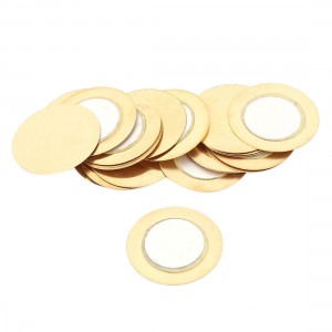 20 Pcs 20mm Diameter Film Gasket Round Piezo Ceramic Disc Piezoelectric Buzzer