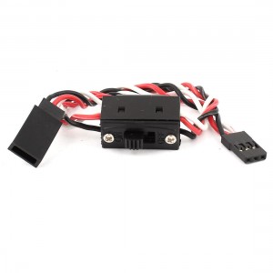 Receiver Connector Power On/Off Switch for RC Fixed Wing Airplane