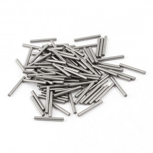 100 Pcs Stainless Steel 2 05mm x 18mm Dowel Pins Fasten Elements Silver Tone