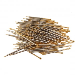 100 x Barreled 1.3mm Dia Serrated Tip Spring Test Probes
