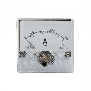 YS-80 Class 2.5 Accuracy AC 0-300A Analog Panel Ammeter