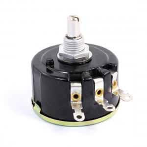 5W 10K Ohm Variable Resistor 3 Pin Wire Wound Potentiometer WX112 050