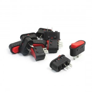 10pcs 2pin SPST Locking Snap in Boat Rocker Switch 6A AC250V 10A 125VAC