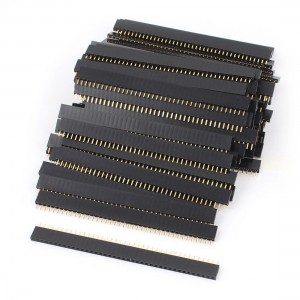 80 Pcs 40Pin 2.54mm Single Row Straight Female Pin Header Strip PCB Ardunio