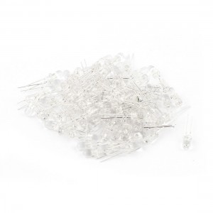 500 Pcs 3mm Circle Head LED White Light Emitting Diode