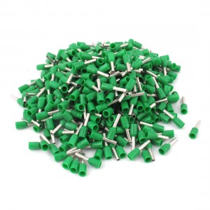 500pcs AWG16 Wire Crimp Connector Insulated Ferrule Pin Cord End Terminal Green