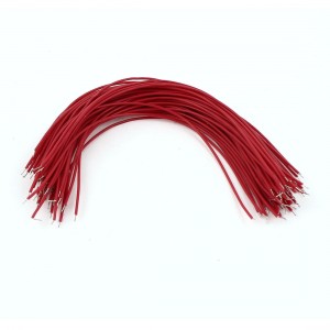 60pcs Double Head Tin Coated 1mm Dia Solder Soldering Wire 16cm Long Red