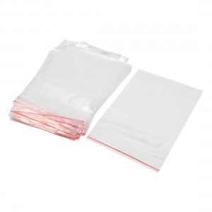 100 Pcs 8" x 10" Clear 2Mil Poly Plastic Reclosable Zip Lock Zipper Bag