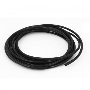 5m 16ft Long Fuel Gas Diesel Line Black PU Tube 1/4" OD 4mm Inner Dia