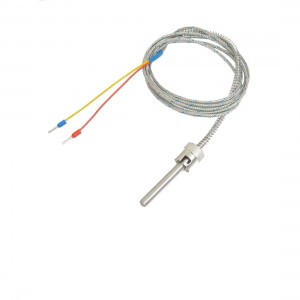 J Type 50mm x 11mm Temperature Controller Earth Thermocouple Probe 2M