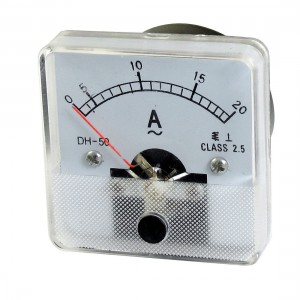AC 0-20A Sqaure Fine Tuning Dial Panel Ampere Meter Amperemeter