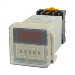 DH48S-11 Power on Time Delay Relay 11-Pin DPDT 0.01S-99H99M AC 110V w Socket