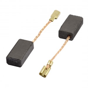 6 Pcs 39/64" x 5/16" x 1/5" Carbon Brushes for Angle Grinder