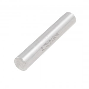 Hole Measuring 8.73mm x 50mm Pin Gage Gauge w Plastic Cylindrical Box