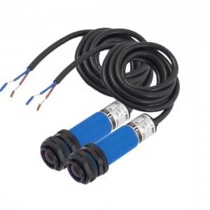 2 Pcs E18-5DNA 6-36VDC NPN NO 3 Wires 4M Sensor Photoelectric Switch